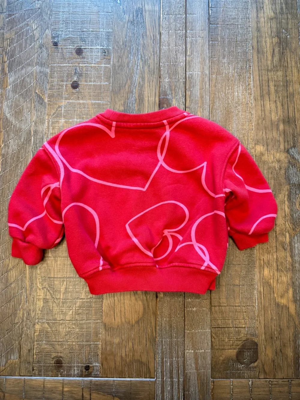Baby Gap VintageSoft Red Heart Sweatshirt & Sweatpants Set 6–12M